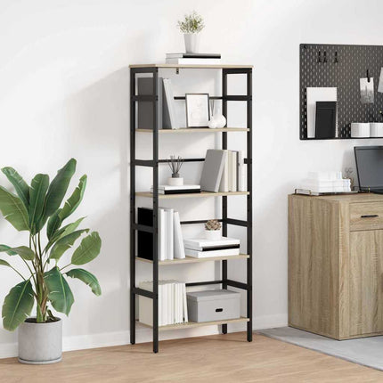 Hyllsystem Sonoma-ek 60 x 29,5 x 149 cm Konstruerat trä