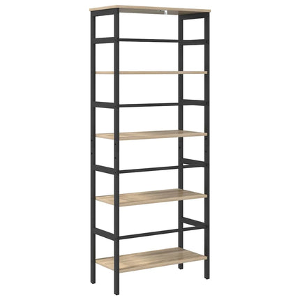 Hyllsystem 4 nivåer 60 x 29,5 x 149 cm Konstruerat trä