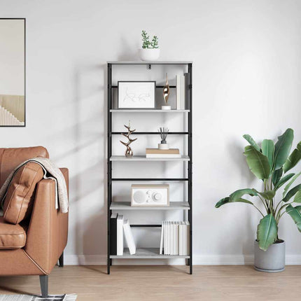 Hyllsystem 4 nivåer 60 x 29,5 x 149 cm Konstruerat trä