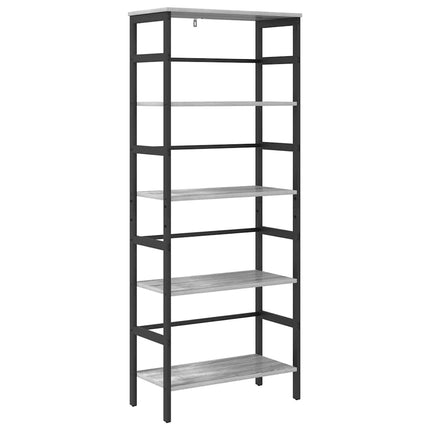 Hyllsystem 4 nivåer 60 x 29,5 x 149 cm Konstruerat trä