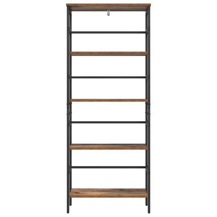 Hyllsystem Gammalt trä 60 x 29,5 x 149 cm Konstruerat trä
