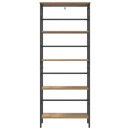 Hyllsystem 4 nivåer 60 x 29,5 x 149 cm Konstruerat trä
