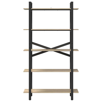 Hyllsystem 5 nivåer 100 x 33,5 x 178 cm Konstruerat trä