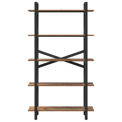 Hyllsystem Gammalt trä 100 x 33,5 x 178 cm Konstruerat trä