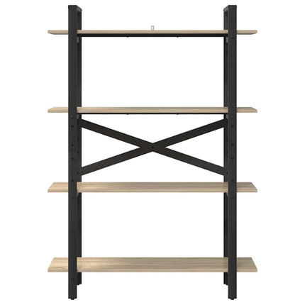 Hyllsystem Sonoma-ek 100 x 33,5 x 140 cm Konstruerat trä