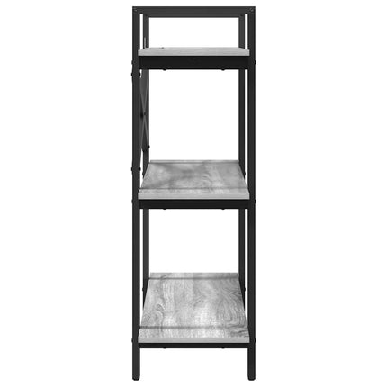 Hyllsystem Grå Sonoma 100 x 33,5 x 102 cm Konstruerat trä