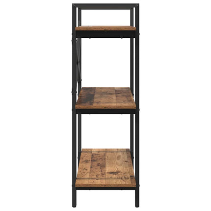Hyllsystem 3 nivåer 100 x 33,5 x 102 cm Konstruerat trä