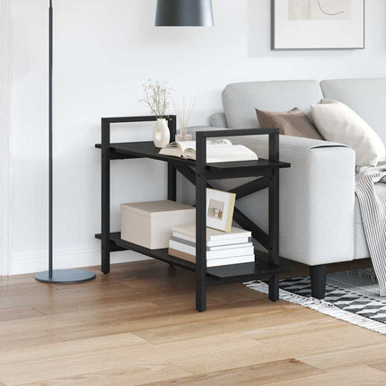 Hyllsystem Svart Ek 100 x 33,5 x 64 cm Konstruerat trä
