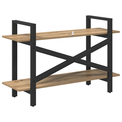 Hyllsystem 2 nivåer 100 x 33,5 x 64 cm Konstruerat trä