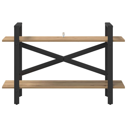 Hyllsystem 2 nivåer 100 x 33,5 x 64 cm Konstruerat trä