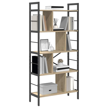 Hyllsystem Sonoma-ek 75 x 30 x 156 cm Konstruerat trä