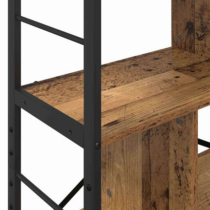 Hyllsystem Gammalt trä 75 x 30 x 156 cm Konstruerat trä