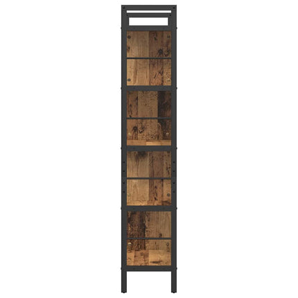 Hyllsystem 9 nivåer 75 x 30 x 156 cm Konstruerat trä