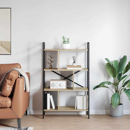 Hyllsystem Sonoma-ek 75 x 30 x 123,5 cm Konstruerat trä