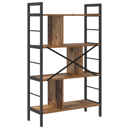 Hyllsystem Gammalt trä 75 x 30 x 123,5 cm Konstruerat trä