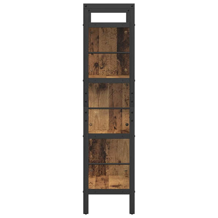 Hyllsystem Gammalt trä 75 x 30 x 123,5 cm Konstruerat trä