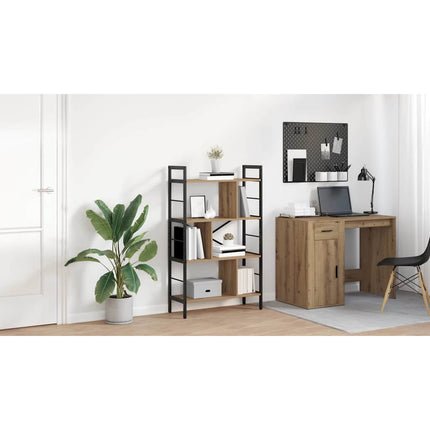 Hyllsystem 7 nivåer 75 x 30 x 123,5 cm Konstruerat trä