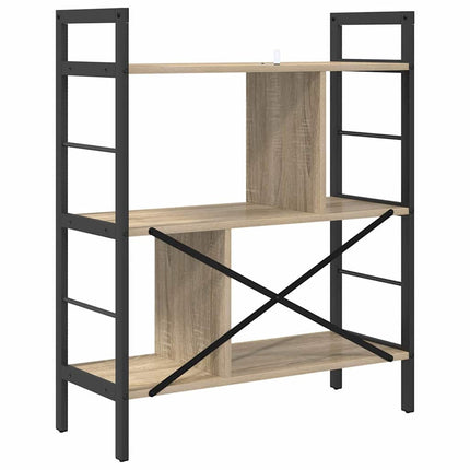 Hyllsystem Sonoma-ek 75 x 30 x 91 cm Konstruerat trä