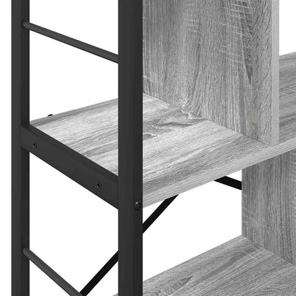 Hyllsystem Grå Sonoma 75 x 30 x 91 cm Konstruerat trä