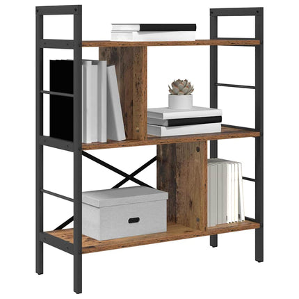 Hyllsystem Gammalt trä 75 x 30 x 91 cm Konstruerat trä