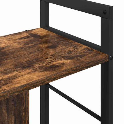 Hyllsystem Rökt ek 75 x 30 x 58,5 cm Konstruerat trä