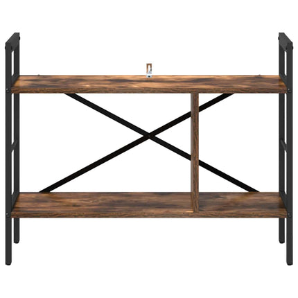 Hyllsystem Rökt ek 75 x 30 x 58,5 cm Konstruerat trä
