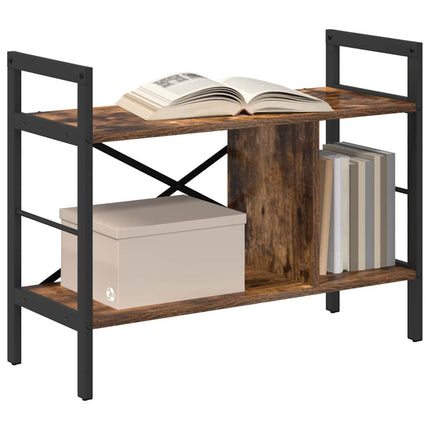 Hyllsystem Rökt ek 75 x 30 x 58,5 cm Konstruerat trä