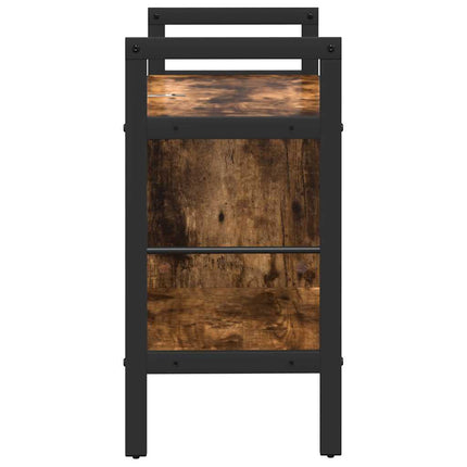 Hyllsystem Rökt ek 75 x 30 x 58,5 cm Konstruerat trä