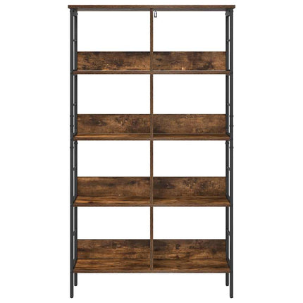 Hyllsystem Rökt ek 82 x 32 x 144,5 cm Konstruerat trä