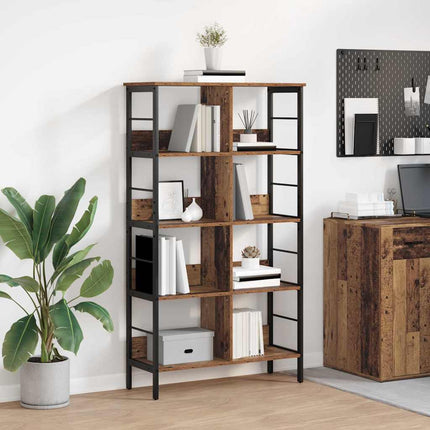 Hyllsystem Gammalt trä 82 x 32 x 144,5 cm Konstruerat trä