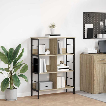 Hyllsystem Sonoma-ek 82 x 32 x 112 cm Konstruerat trä