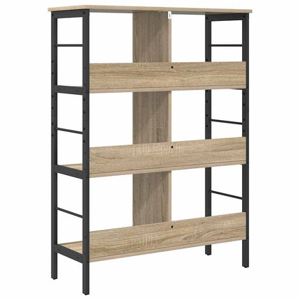 Hyllsystem 6 nivåer 82 x 32 x 112 cm Konstruerat trä Sonoma-ek