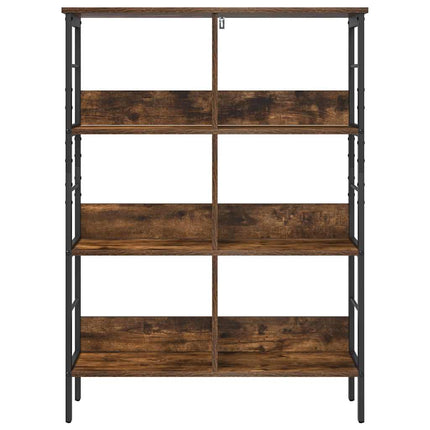 Hyllsystem Rökt ek 82 x 32 x 112 cm Konstruerat trä