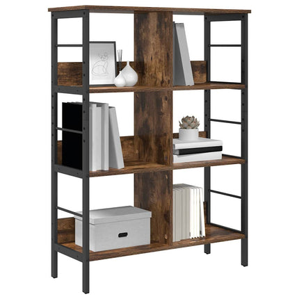 Hyllsystem Rökt ek 82 x 32 x 112 cm Konstruerat trä