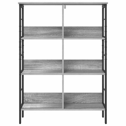Hyllsystem Grå Sonoma 82 x 32 x 112 cm Konstruerat trä