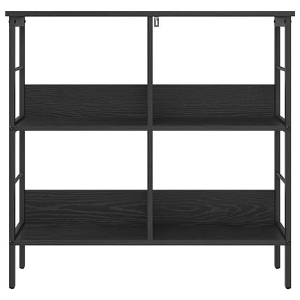 Hyllsystem Svart Ek 82 x 32 x 79 cm Konstruerat trä