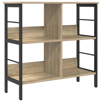 Hyllsystem Sonoma-ek 82 x 32 x 79 cm Konstruerat trä