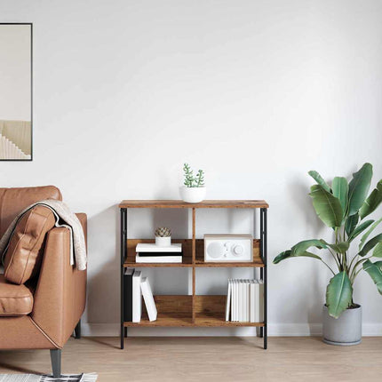 Hyllsystem Gammalt trä 82 x 32 x 79 cm Konstruerat trä