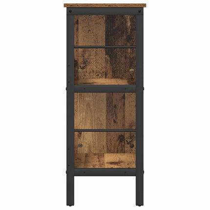 Hyllsystem Gammalt trä 82 x 32 x 79 cm Konstruerat trä