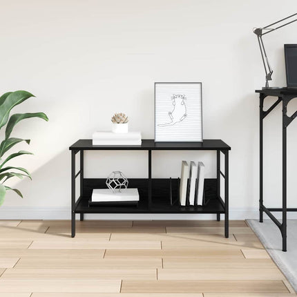 Hyllsystem Svart Ek 82 x 32 x 47 cm Konstruerat trä