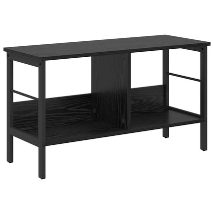 Hyllsystem Svart Ek 82 x 32 x 47 cm Konstruerat trä