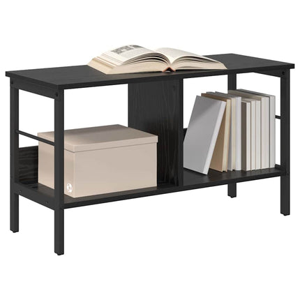 Hyllsystem Svart Ek 82 x 32 x 47 cm Konstruerat trä