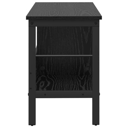 Hyllsystem Svart Ek 82 x 32 x 47 cm Konstruerat trä