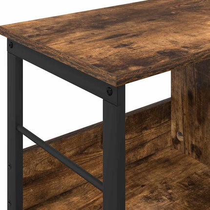 Hyllsystem Rökt ek 82 x 32 x 47 cm Konstruerat trä