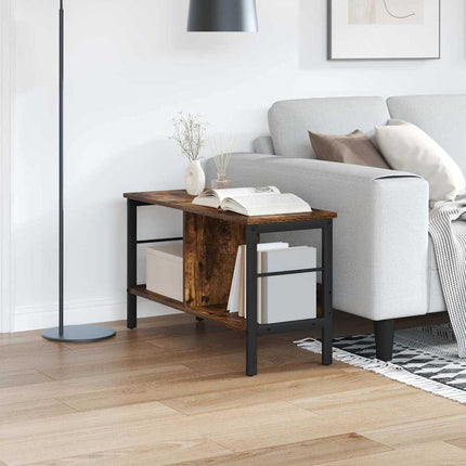 Hyllsystem Rökt ek 82 x 32 x 47 cm Konstruerat trä