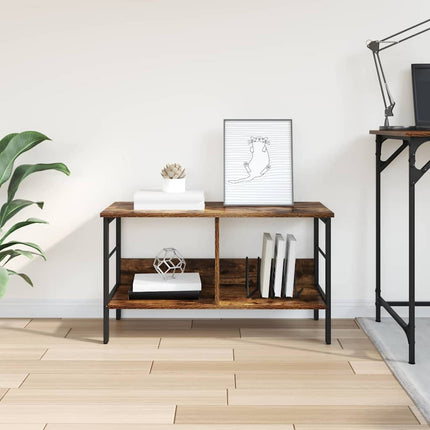 Hyllsystem Rökt ek 82 x 32 x 47 cm Konstruerat trä