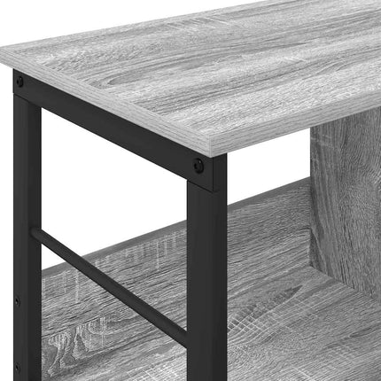 Hyllsystem Grå Sonoma 82 x 32 x 47 cm Konstruerat trä