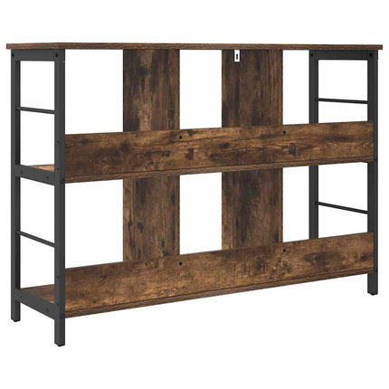 Hyllsystem Rökt ek 102 x 32 x 72,5 cm Konstruerat trä