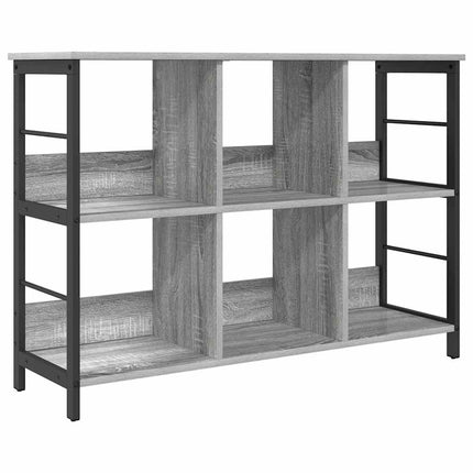 Hyllsystem Grå Sonoma 102 x 32 x 72,5 cm Konstruerat trä