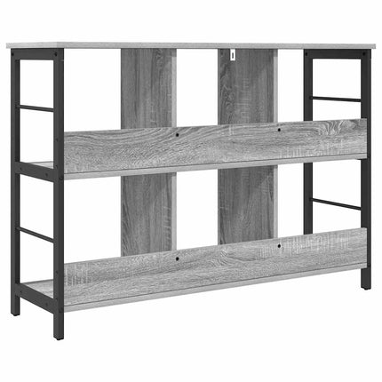 Hyllsystem Grå Sonoma 102 x 32 x 72,5 cm Konstruerat trä